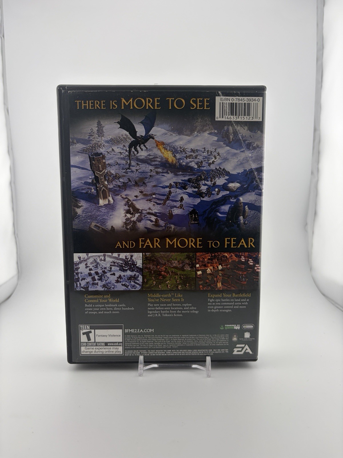 Lord of the Rings The Battle for Middle Earth 2 II (PC 2006) Discs 1-6 No Manual