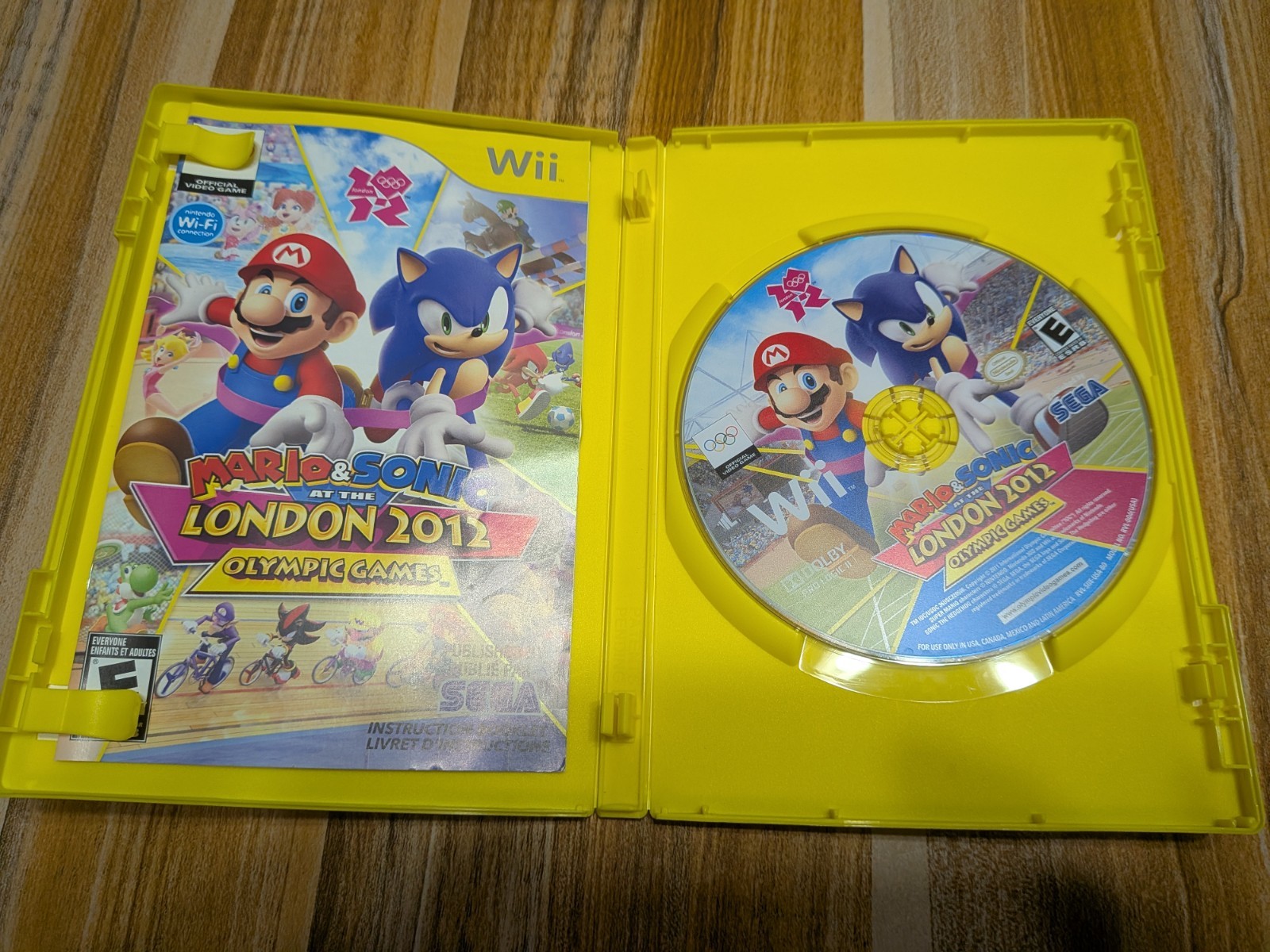 Mario & Sonic At London 2012 Olympic Games -Nintendo Wii – CIB – Tested