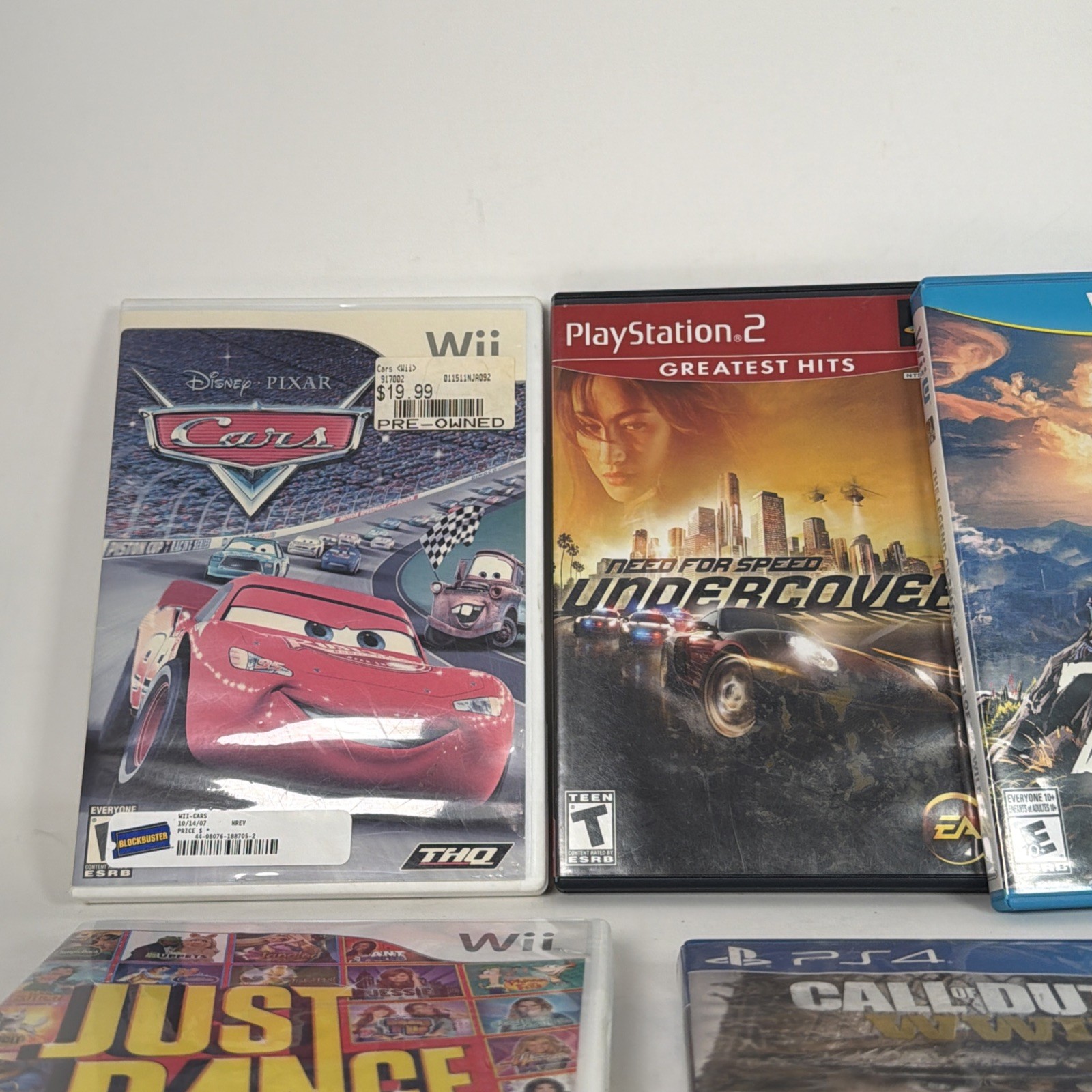 Lot Of 9 Untested Video Games WiiU Wii PS2 PS4 Xbox 360 Mario Zelda More