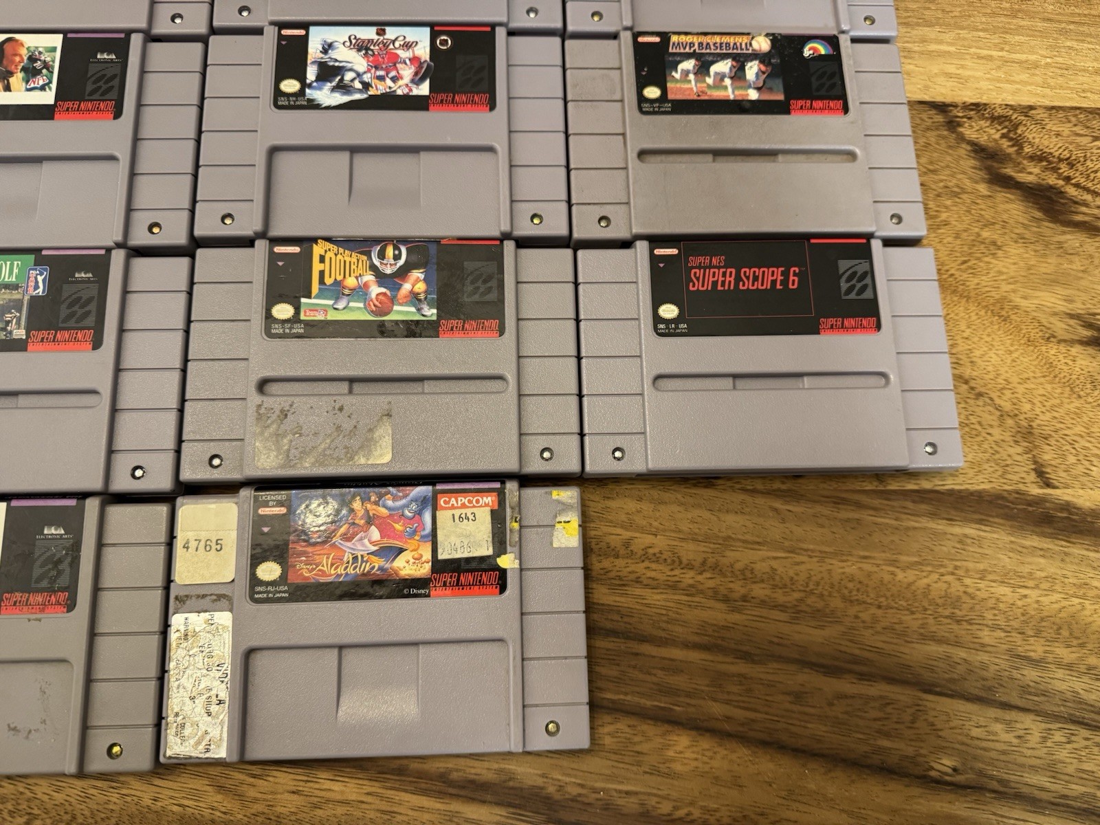 Super Nintendo SNES 28x Different Video Game Lot-Mortal Kombat-Donkey Kong-Clue