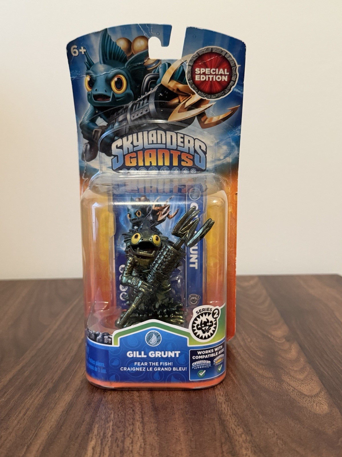 Skylanders Giants Gill Grunt (Metallic Green, Special Edition) • Brand New