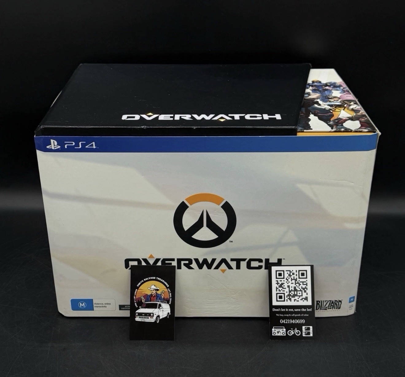 Overwatch Sony PS4 Collectors Edition 2016 New Sealed Figure, Mint & Complete
