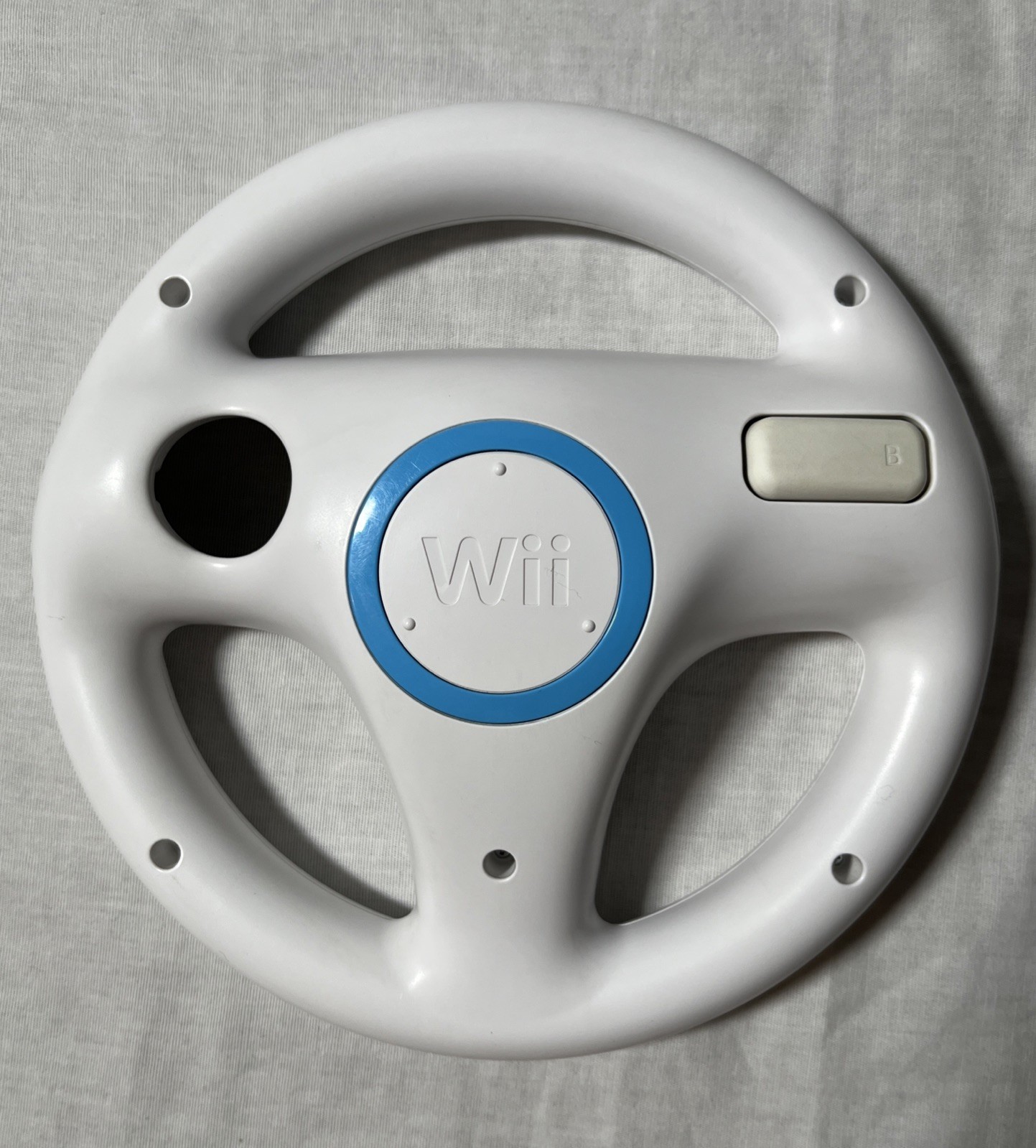 OEM Nintendo Wii White Steering Wheel Controller RVL-024 *FREE SHIPPING*