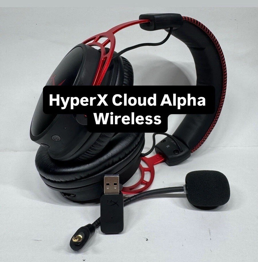 HyperX Cloud Alpha Wireless Gaming Headset for PC, Nintendo Switch, PS5, PS4