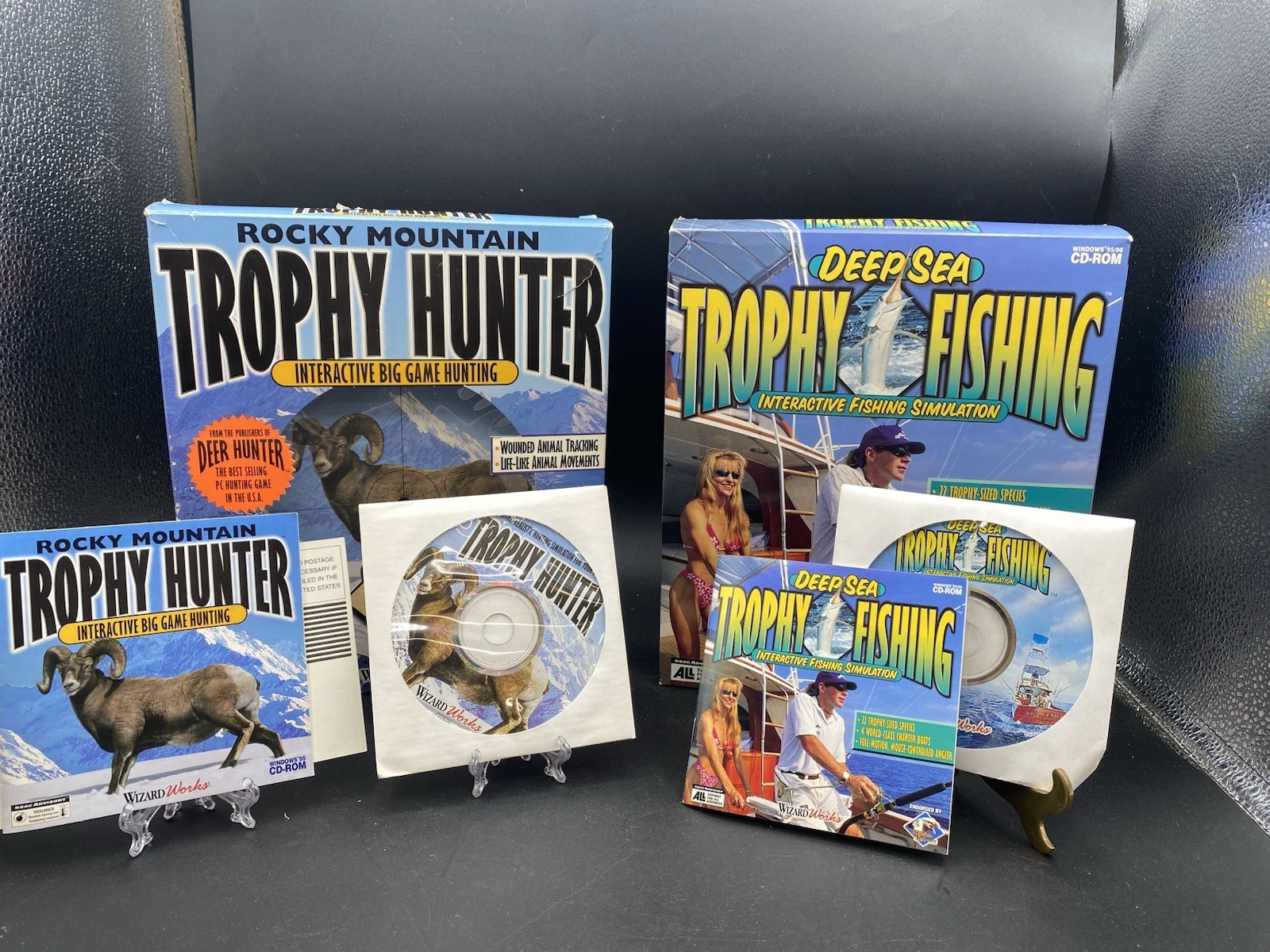 Rocky Mountain Trophy Hunter / Deep Sea Trophy Fishing Pc Games Windows 95/98