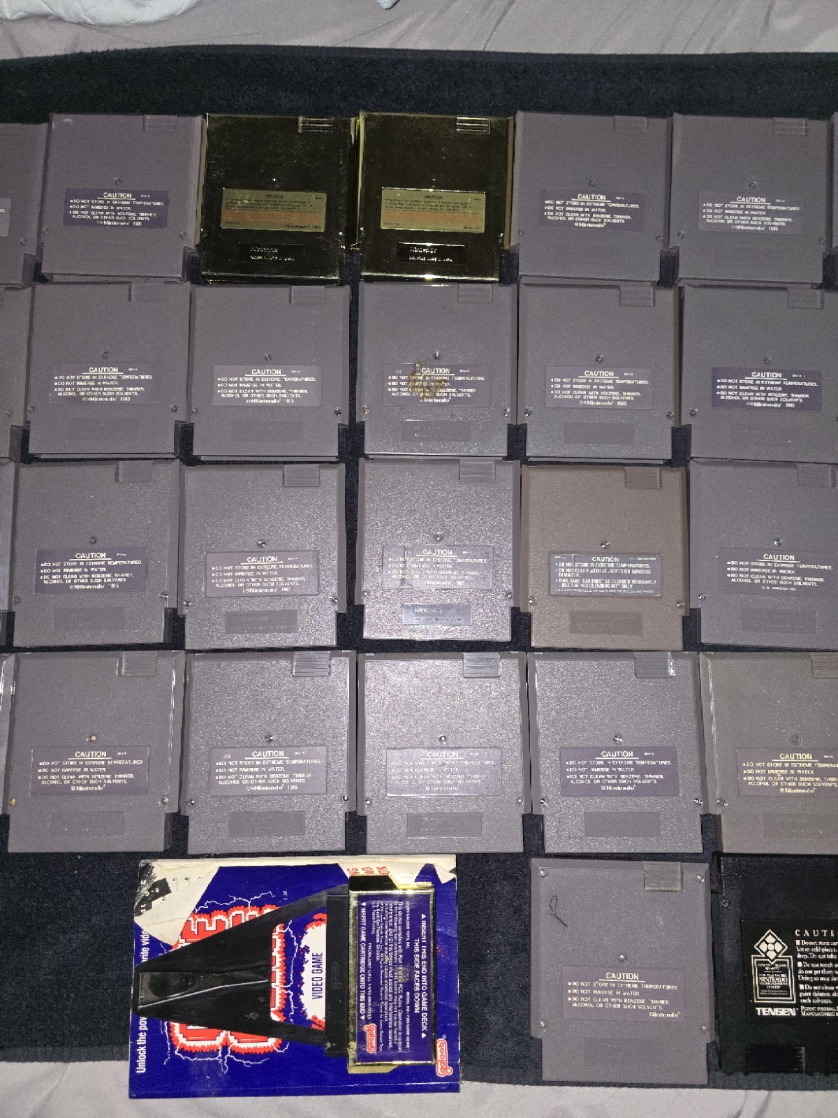 Nintendo NES Cartridge Video Game Lot Of 40 Games Plus Extras Valued At $700