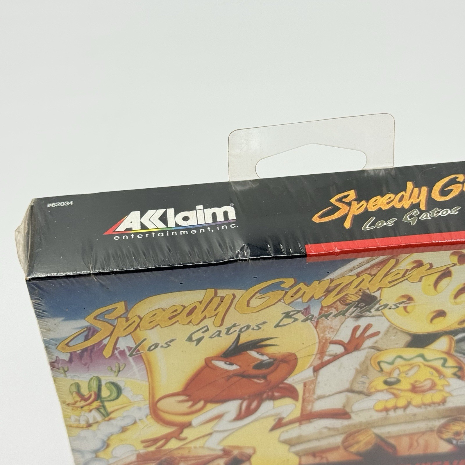 Speedy Gonzales Los Gatos Bandidos SNES Factory Sealed Hang Tab Mexico