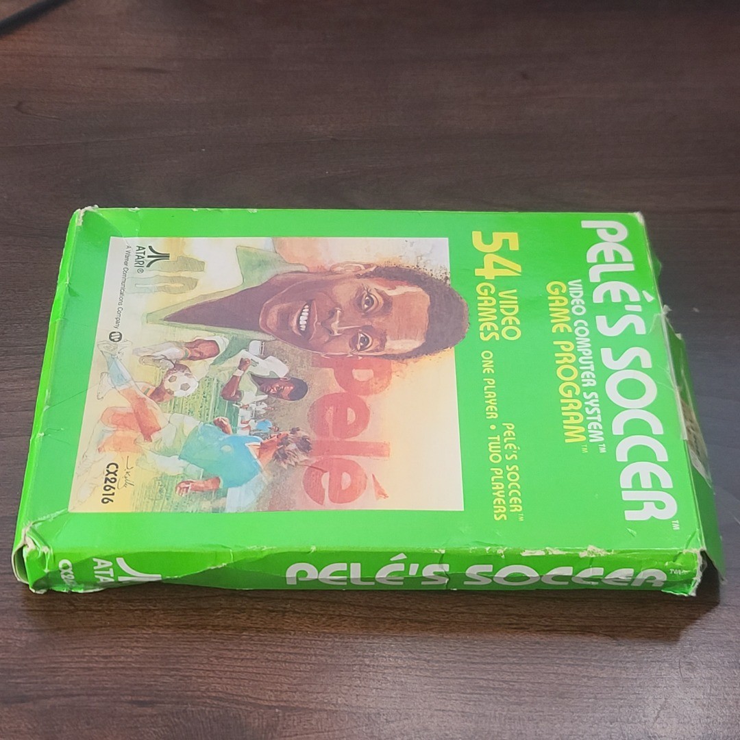 Pele’s Soccer Atari 2600 Game and Box Only No Manual Tested Working