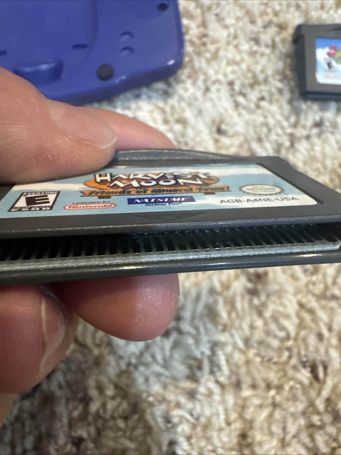 Harvest Moon More Friends of Mineral Town 2003 Game Boy Advance Game Cartridge