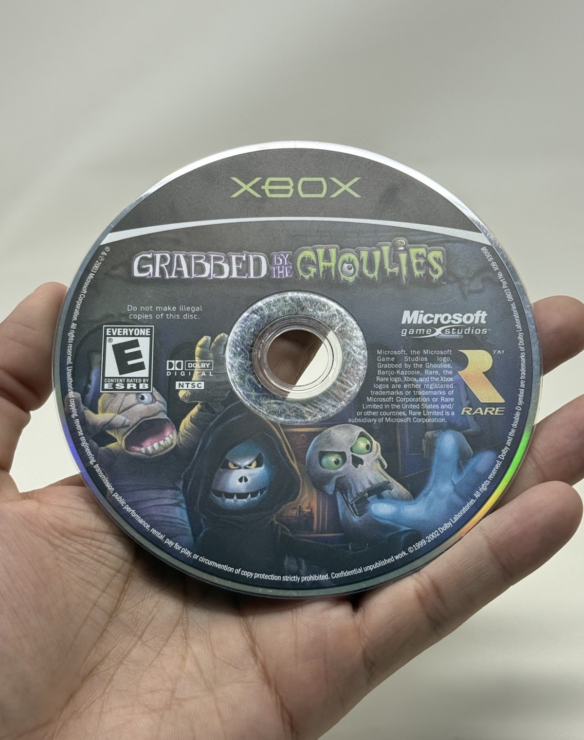 Grabbed by the Ghoulies Microsoft Xbox Immaculate Disc Only Authentic Tested