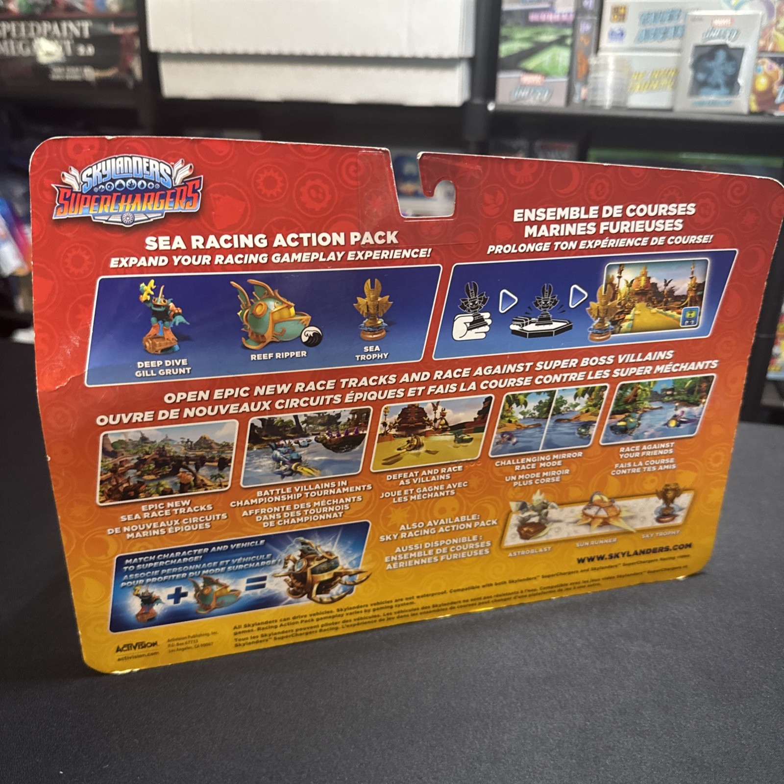 Skylanders Superchargers Sea Racing – Gill Grunt Reef Ripper Sea Trophy – NEW