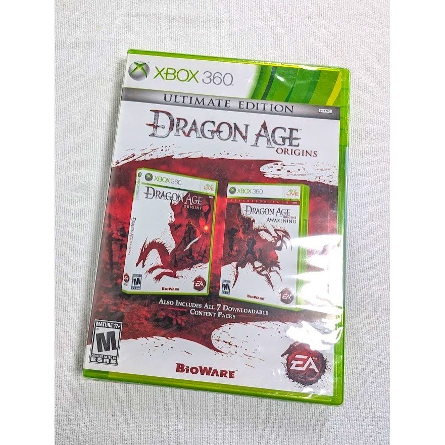 Dragon Age Origins Ultimate Edition Microsoft 360 2010 New Sealed