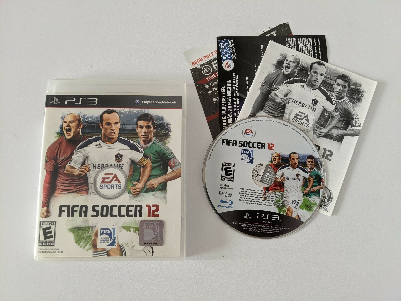FIFA Soccer 12 (Sony PlayStation 3, 2011) Complete