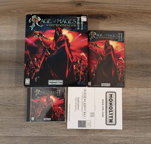 Rage Of Mages II: Necromancer PC CD-Rom Big Box COMPLETE Vintage 1998