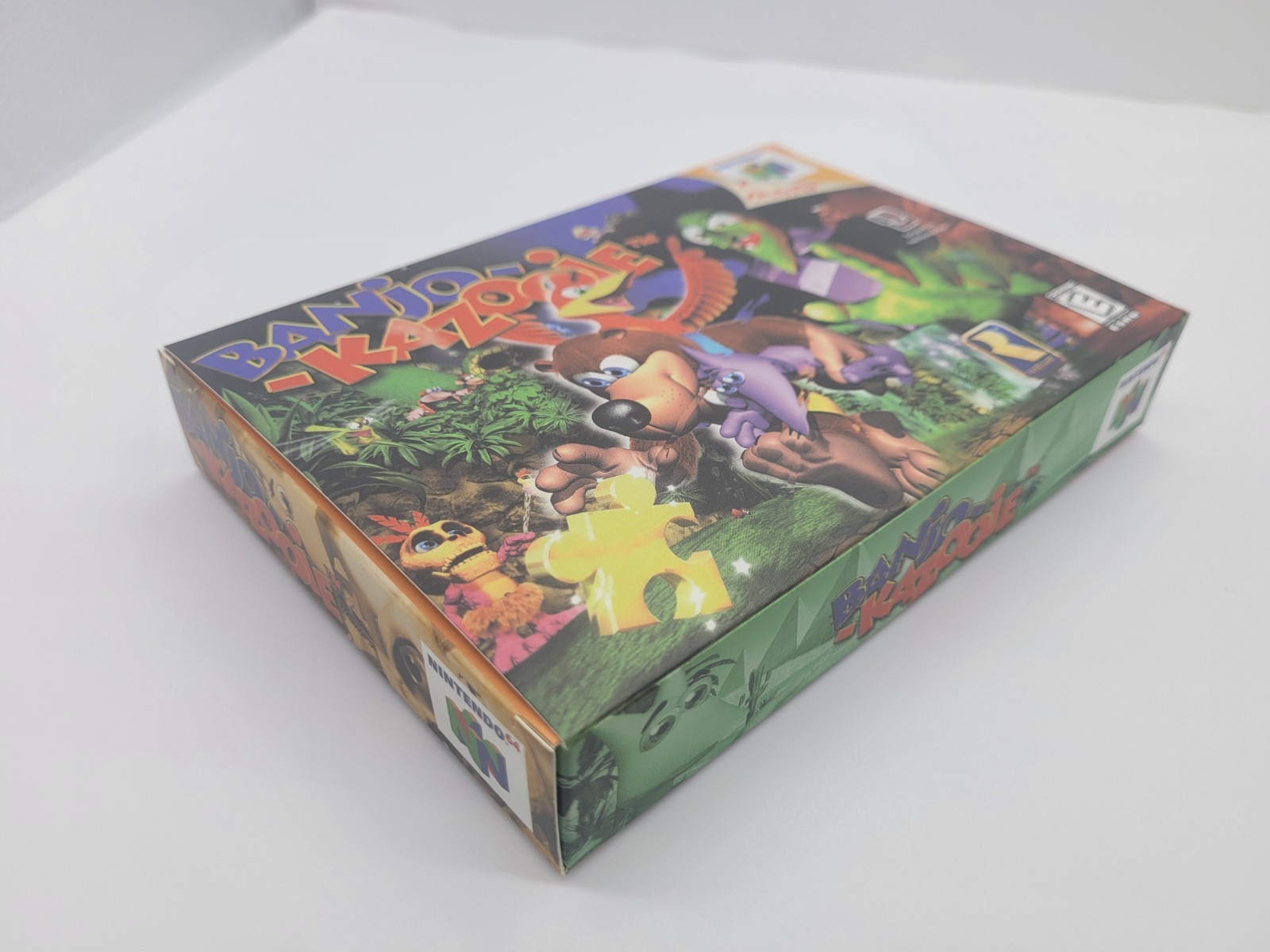 BANJO KAZOOIE N64 BOX ONLY **REPLACEMENT BOX** INCLUDES INSERTS + CLEAR CASE