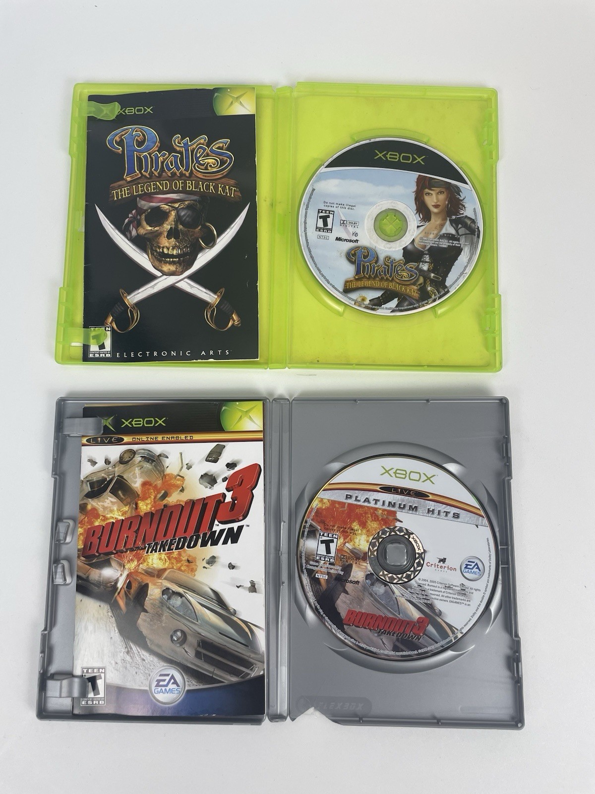 Microsoft Xbox 5 Game Lot Grabbed by the Ghoulies, Star Wars, Spartan