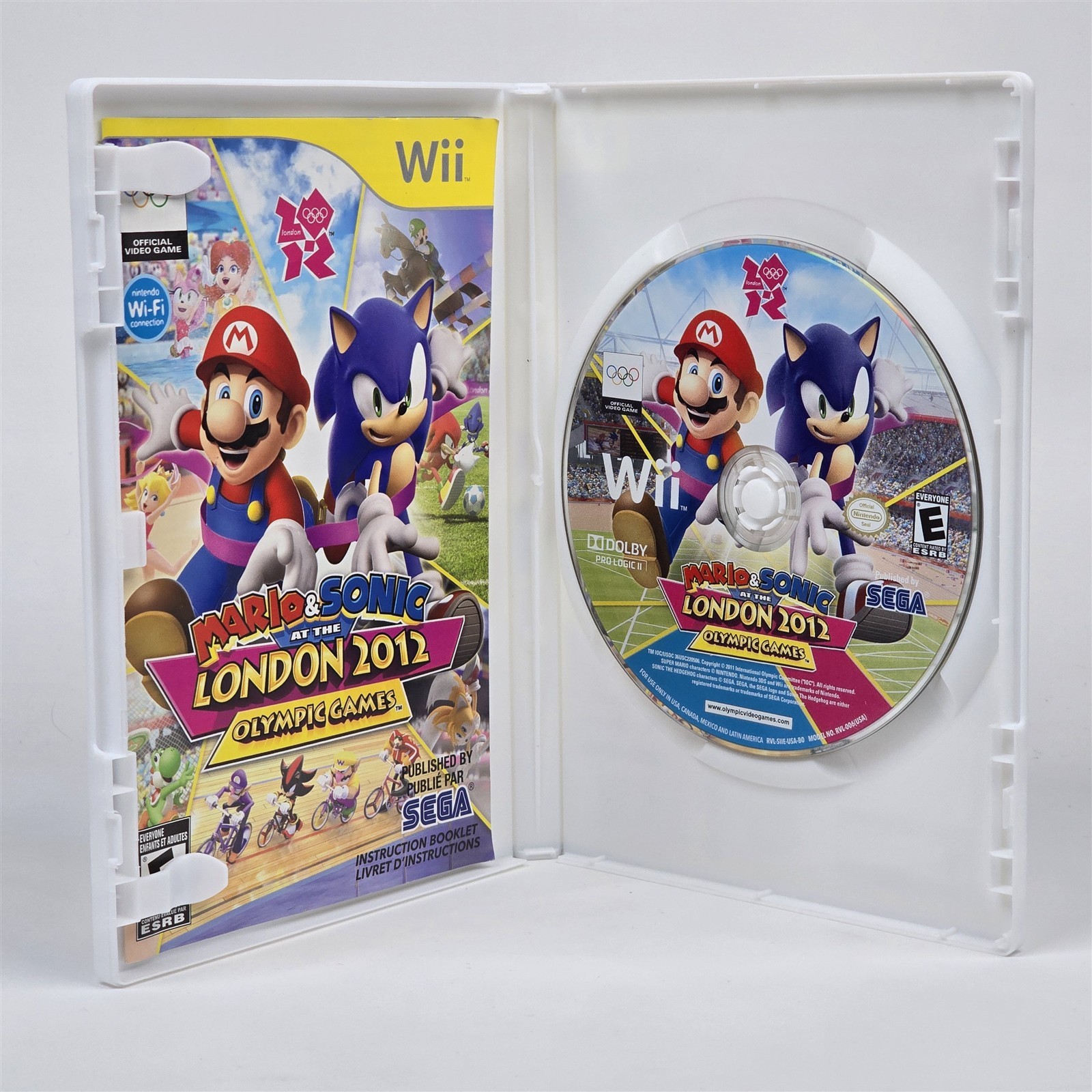 Mario & Sonic at the London 2012 Olympic Games (Nintendo Wii) CIB COMPLETE