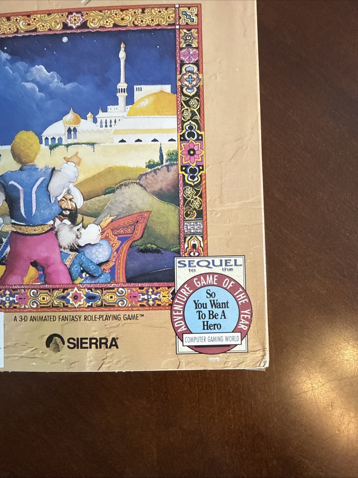 Quest for Glory II: Trial by Fire PC, 1990 3.5″ disks, Complete in Box