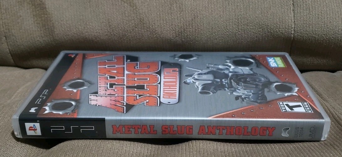 Metal Slug Anthology (Sony PSP, 2007) Authentic Case, Artwork & Manual ONLY