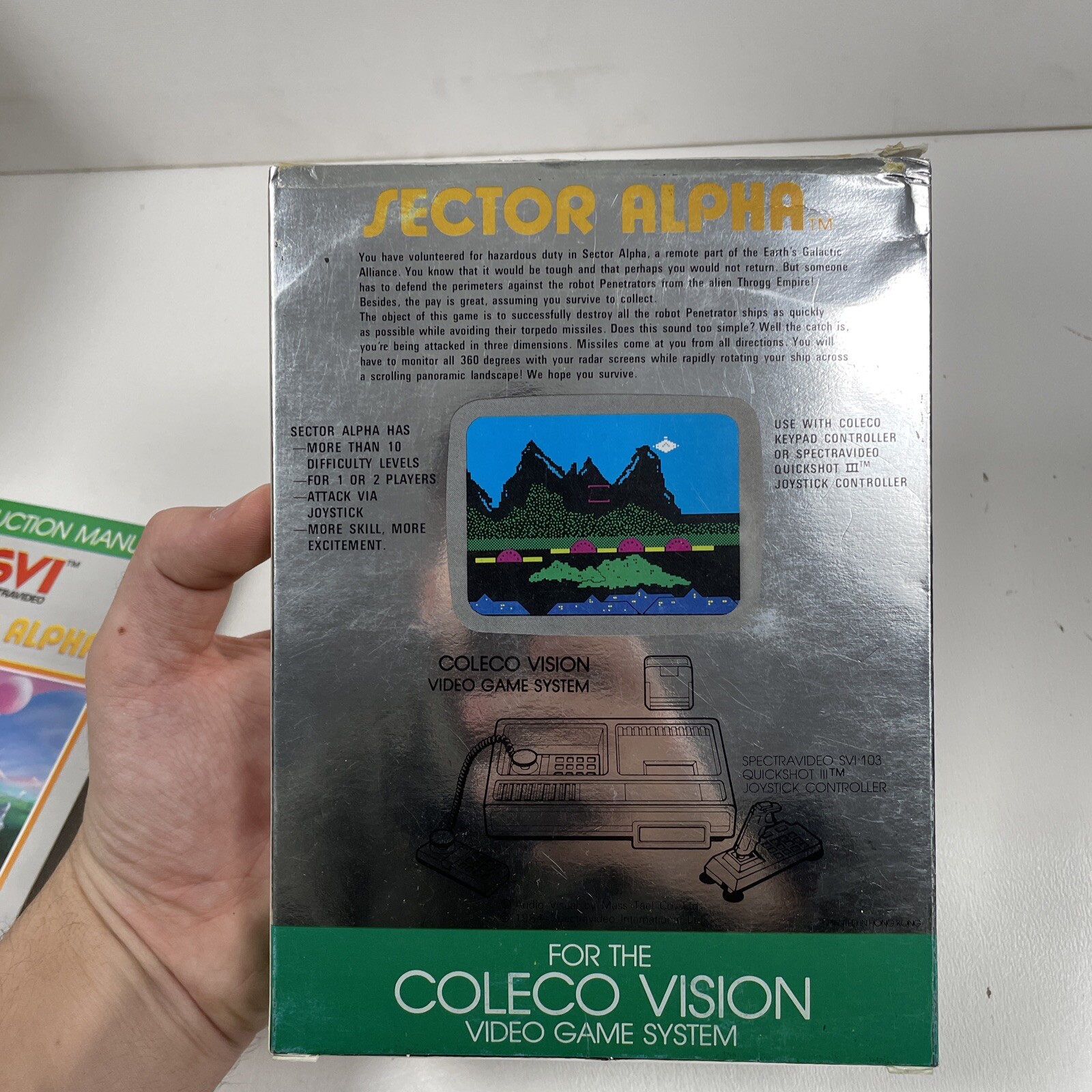 🔥Sector Alpha (Colecovision 1984) Complete In Box W Instructions CIB RARE🔥
