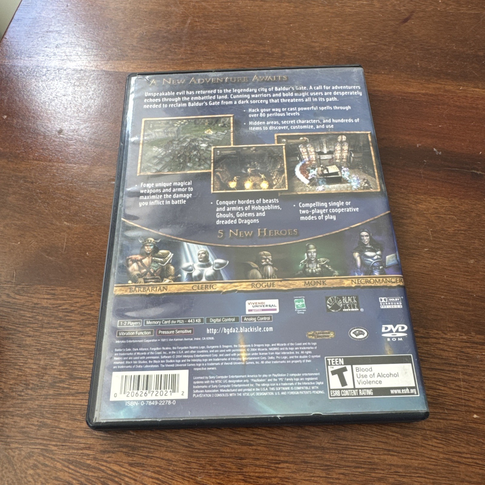 Baldur’s Gate: Dark Alliance II (Sony PlayStation 2, 2004)