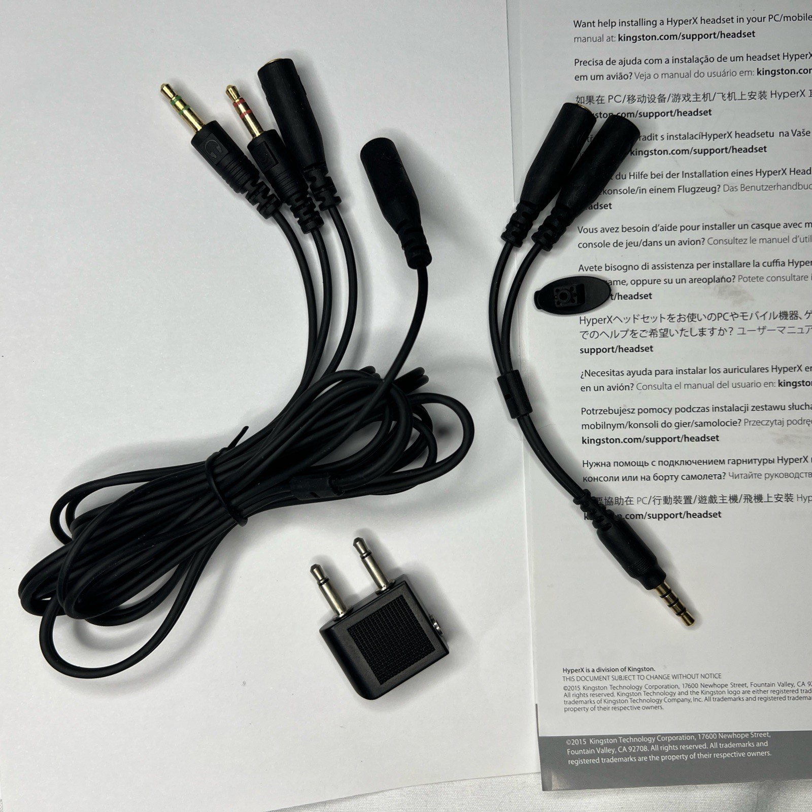 Replacement HyperX Cloud 2 II CloudX Core Accessories Gaming Headset
