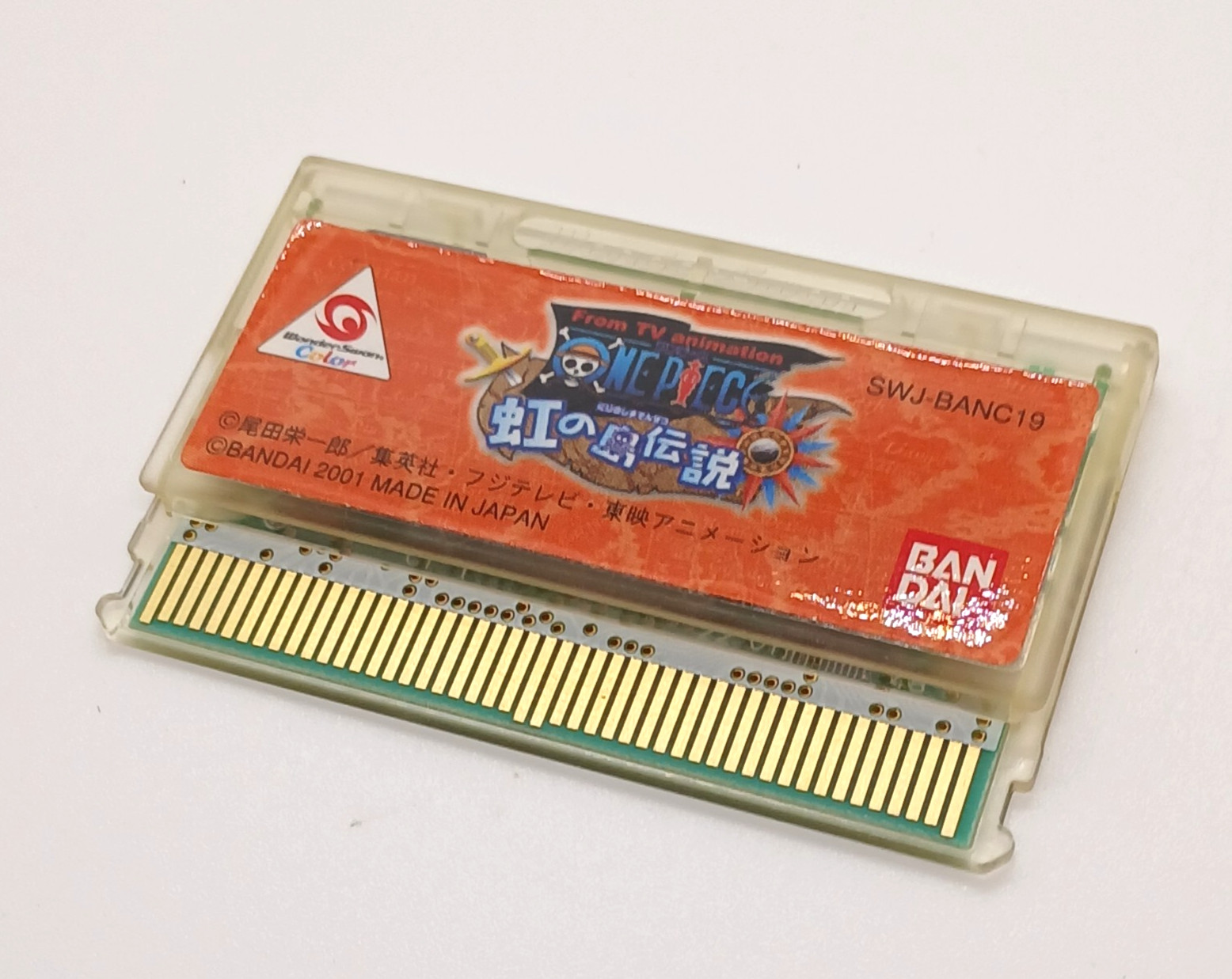 ONE PIECE Niji no Shima Densetsu WonderSwan Color Box Manual Japan SWJ-BANC19