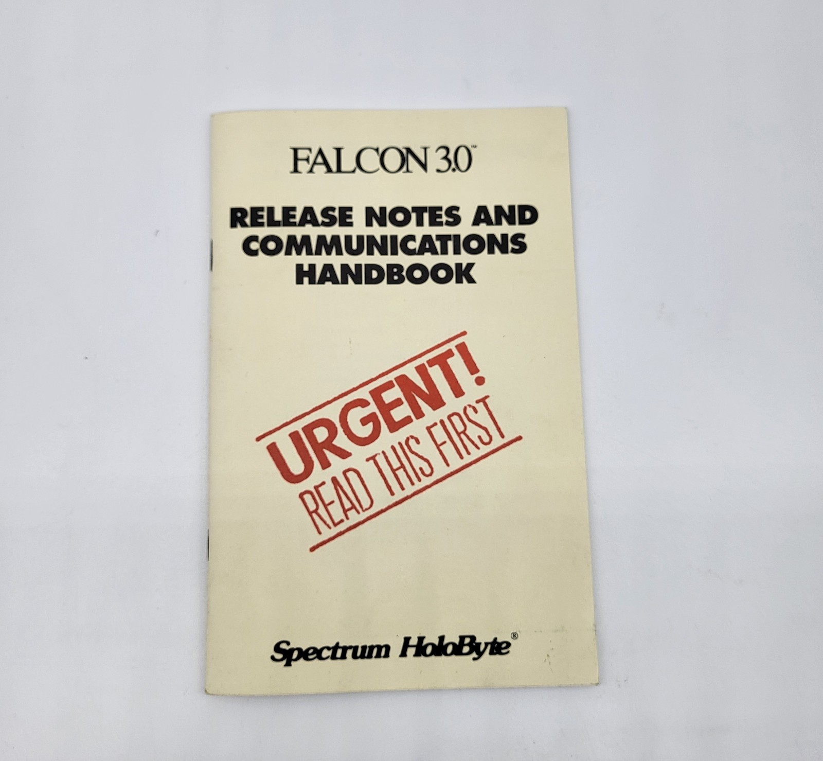 Falcon 3.0 IBM PC Box Manual Maps Docs No Disks Spectrum Holobyte