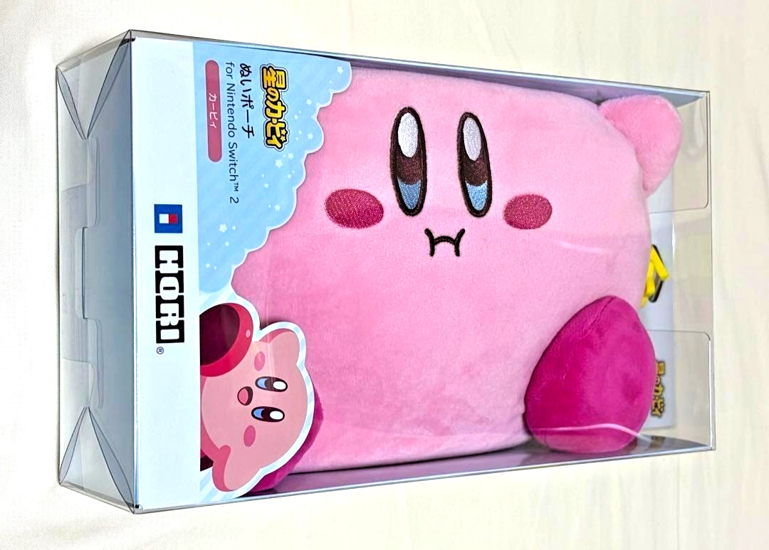 HORI Kirby Plush Pouch Carrying Case for Nintendo Switch2 OLED Japan Limited NEW