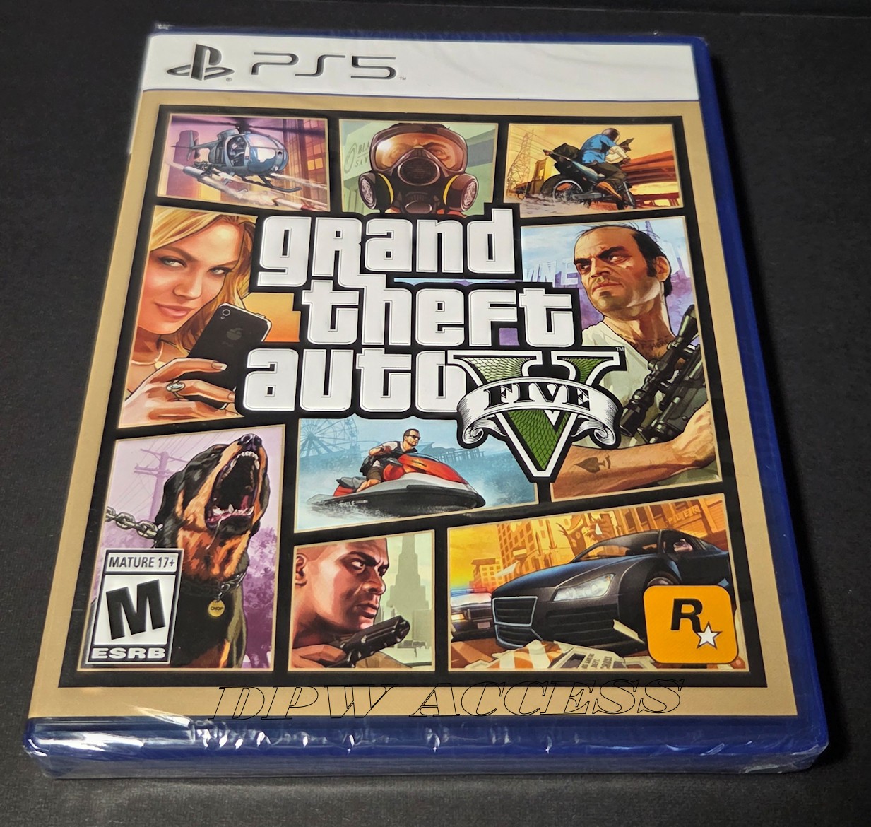 NEW GTA 5 Grand Theft Auto V PS5 PlayStation 5 Factory Sealed Rockstar Ships Box