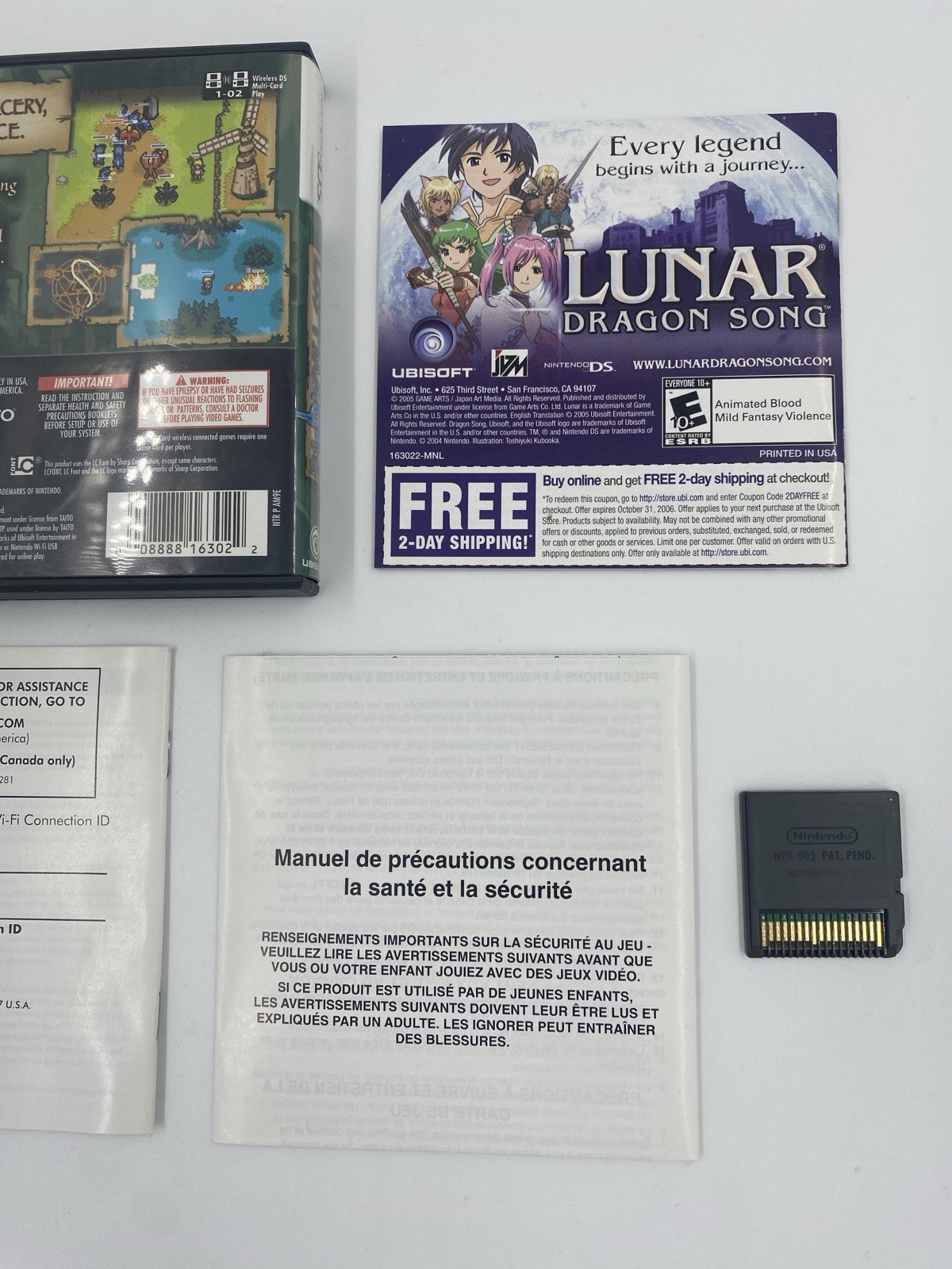 CIB Lost Magic Nintendo DS 2DS 3DS Ubisoft Taito RPG Craft Spells Quick Shipment