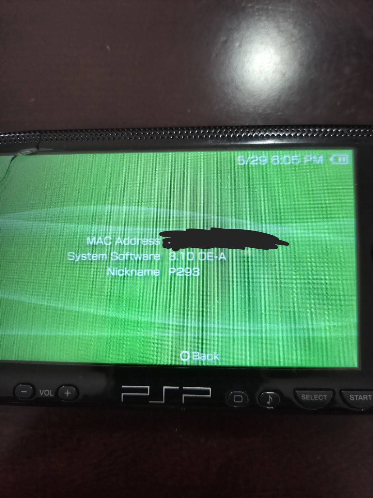 Psp 1001 Black comes with Memory Stick and Battery
