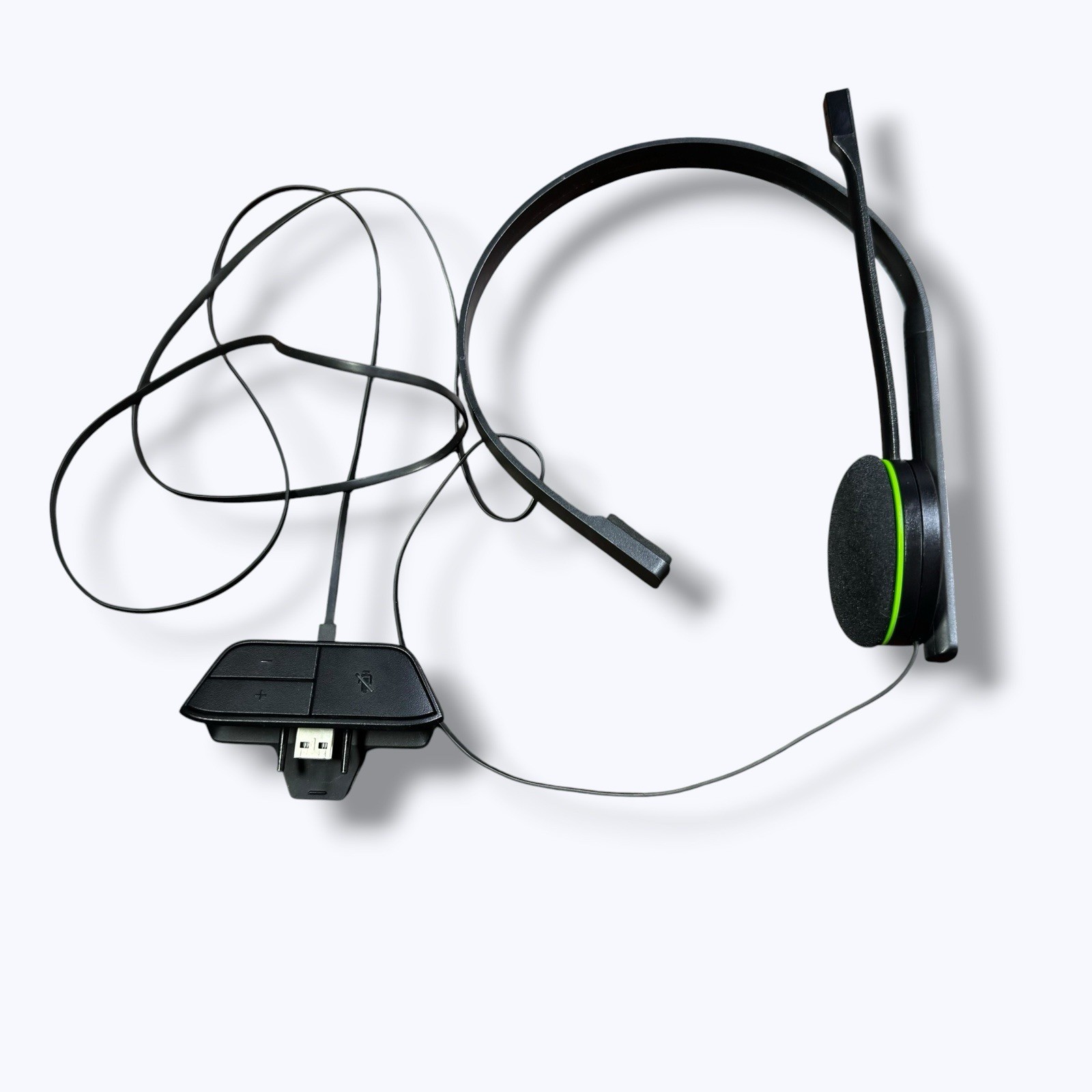 Microsoft S5V-00014 Black Headband Chat Headset for Xbox One Tested Works