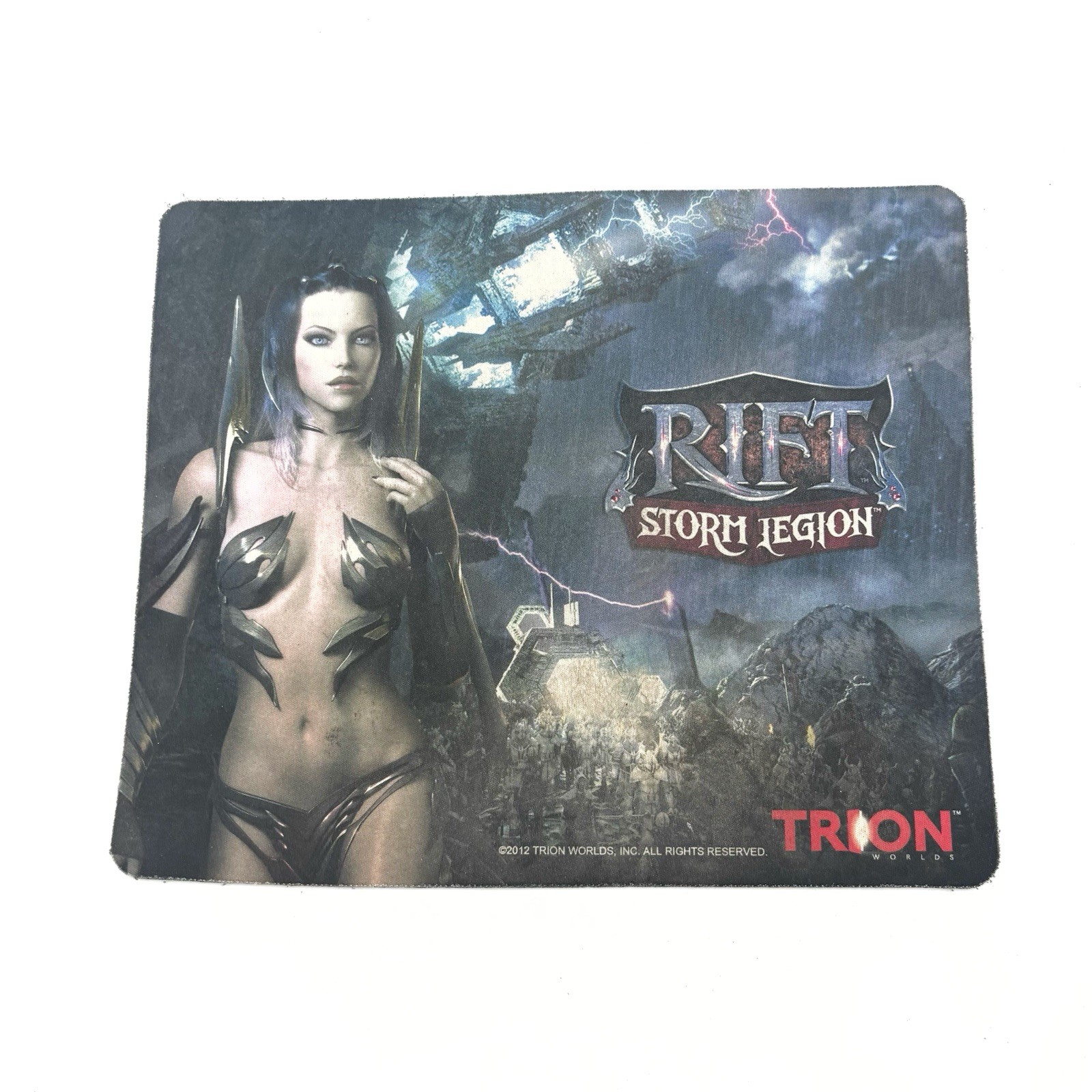 Rift Storm Legion PC Promo Mouse Pad Trion 2012 Vintage Video Game Rare