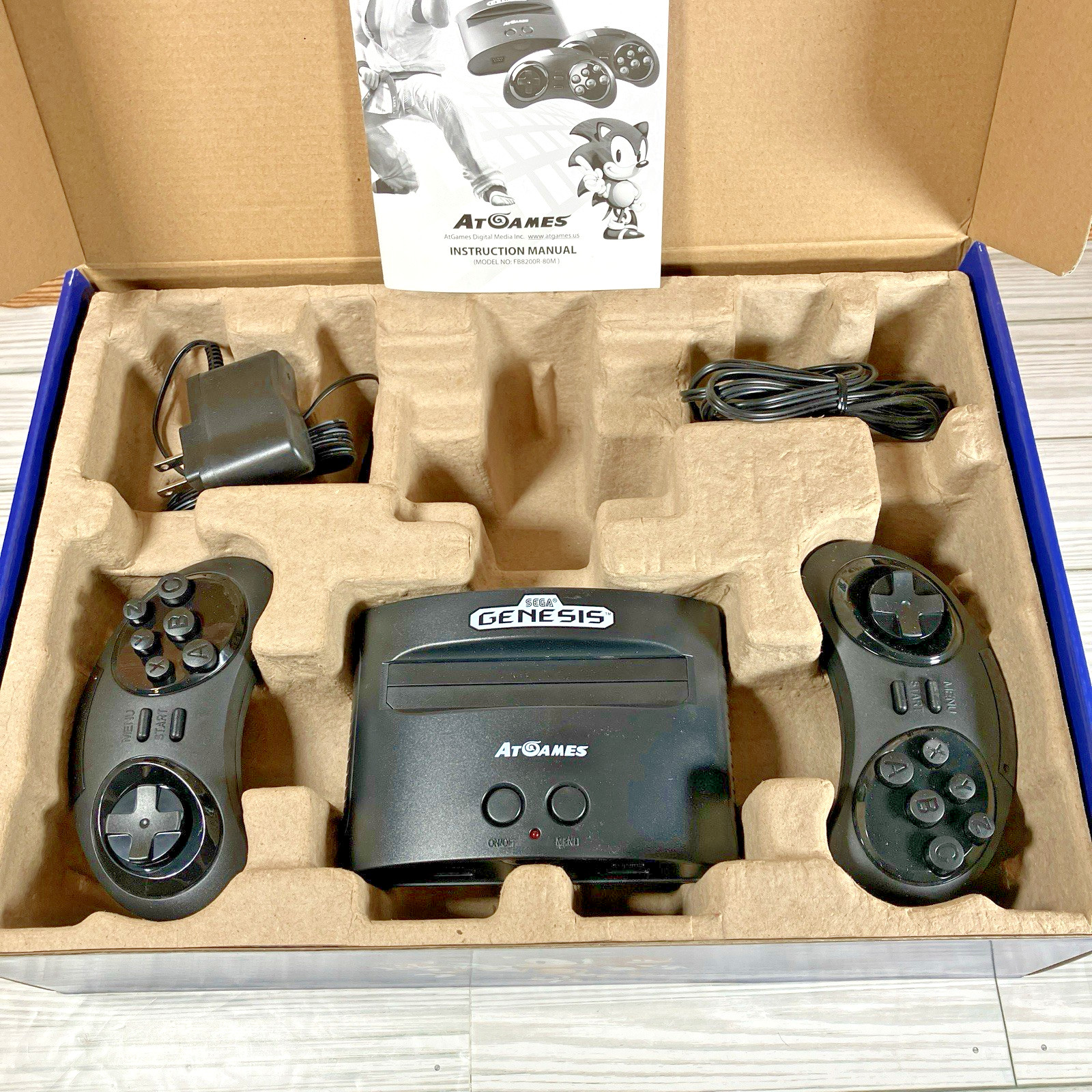Sega Genesis Classic Game Console 80 Built-in Games Collector’s Edition Wireless
