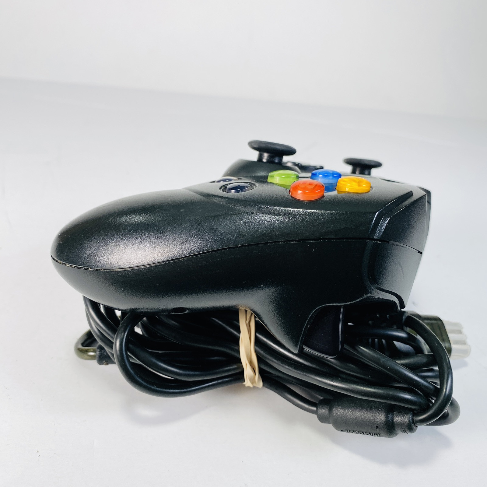Original Xbox OEM Controller S Type Black X08-69873 w/ Breakaway Cable WORKS