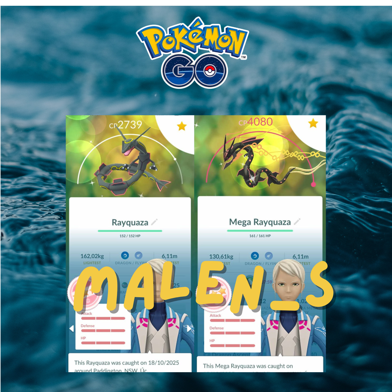 Pokémon Go🐬🐬🐬 Shundo Rayquaza with Ascent special move🐬🐬🐬PTC🐬🐬🐬