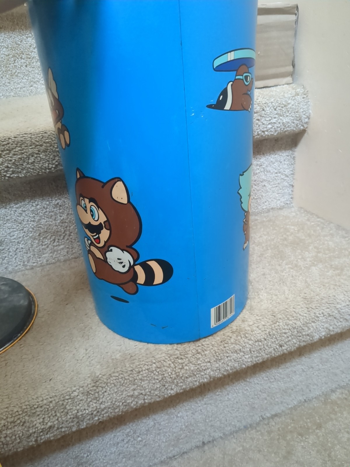Super Mario trash can Set Bowser Peach Nintendo Japan Garbage Mario Bros 1 And 3