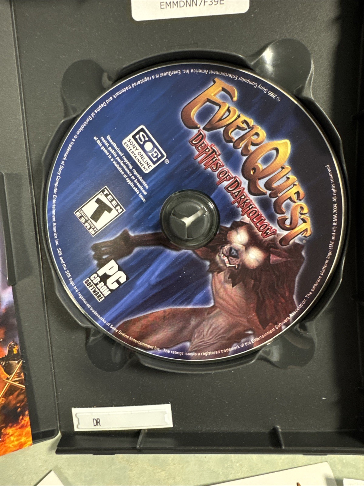 EverQuest: Depths of Darkhollow (PC, 2005) Expansion Pack with post cards
