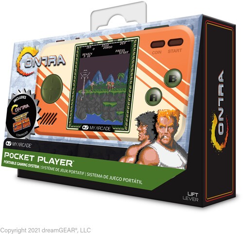 My Arcade DGUNL-3281 Contra Pocket Player Handheld Portable Game System [New ]