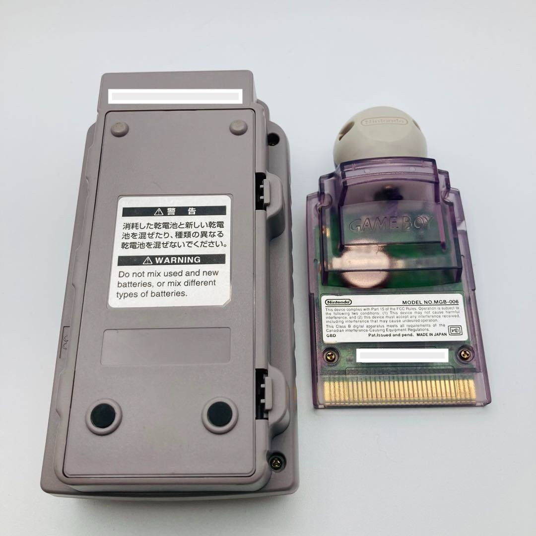Nintendo GameBoy Pocket Printer Pocket Camera Clear Purple Working Used