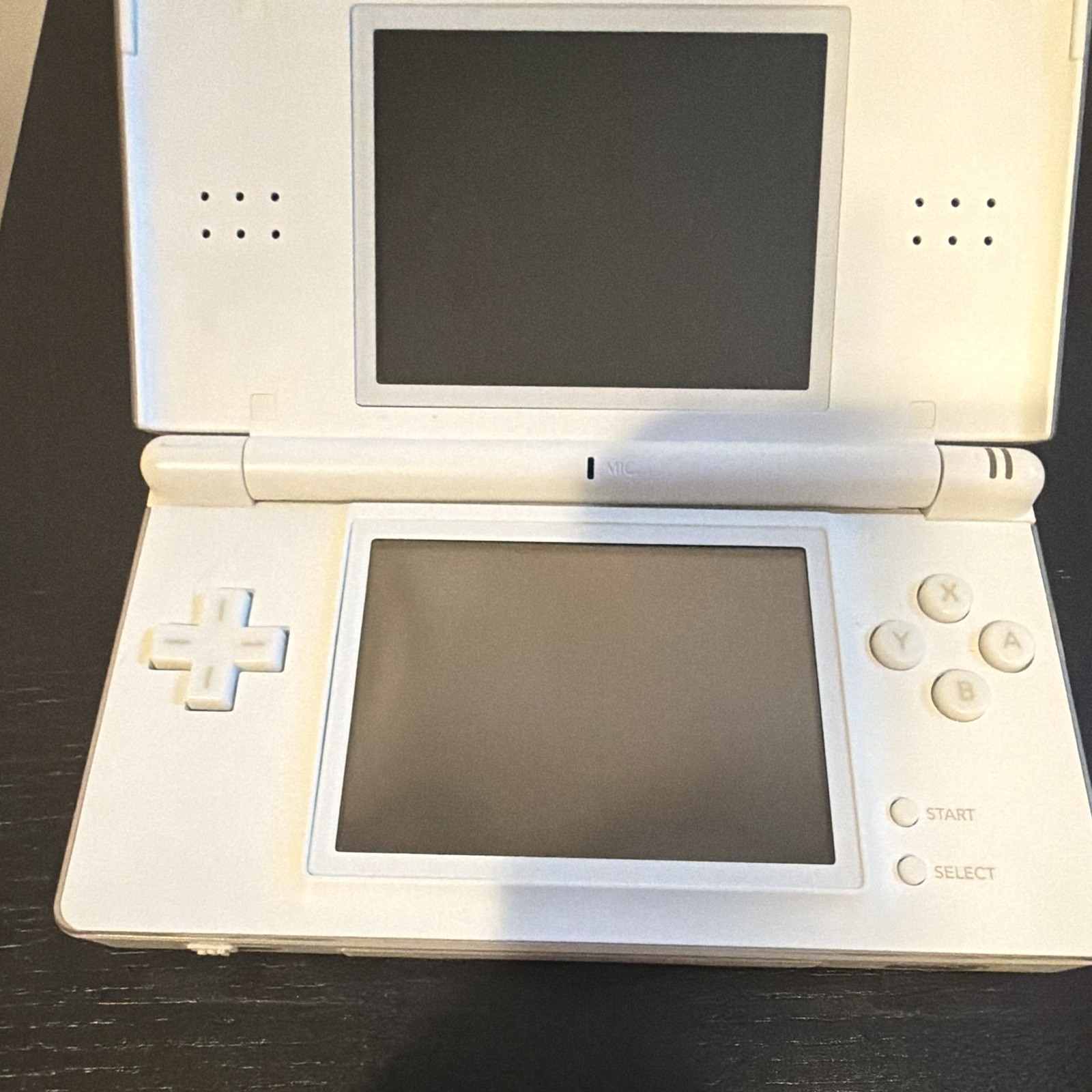 Nintendo DS Lite White Console w/ Mario Party DS, Case & Instruction Booklet