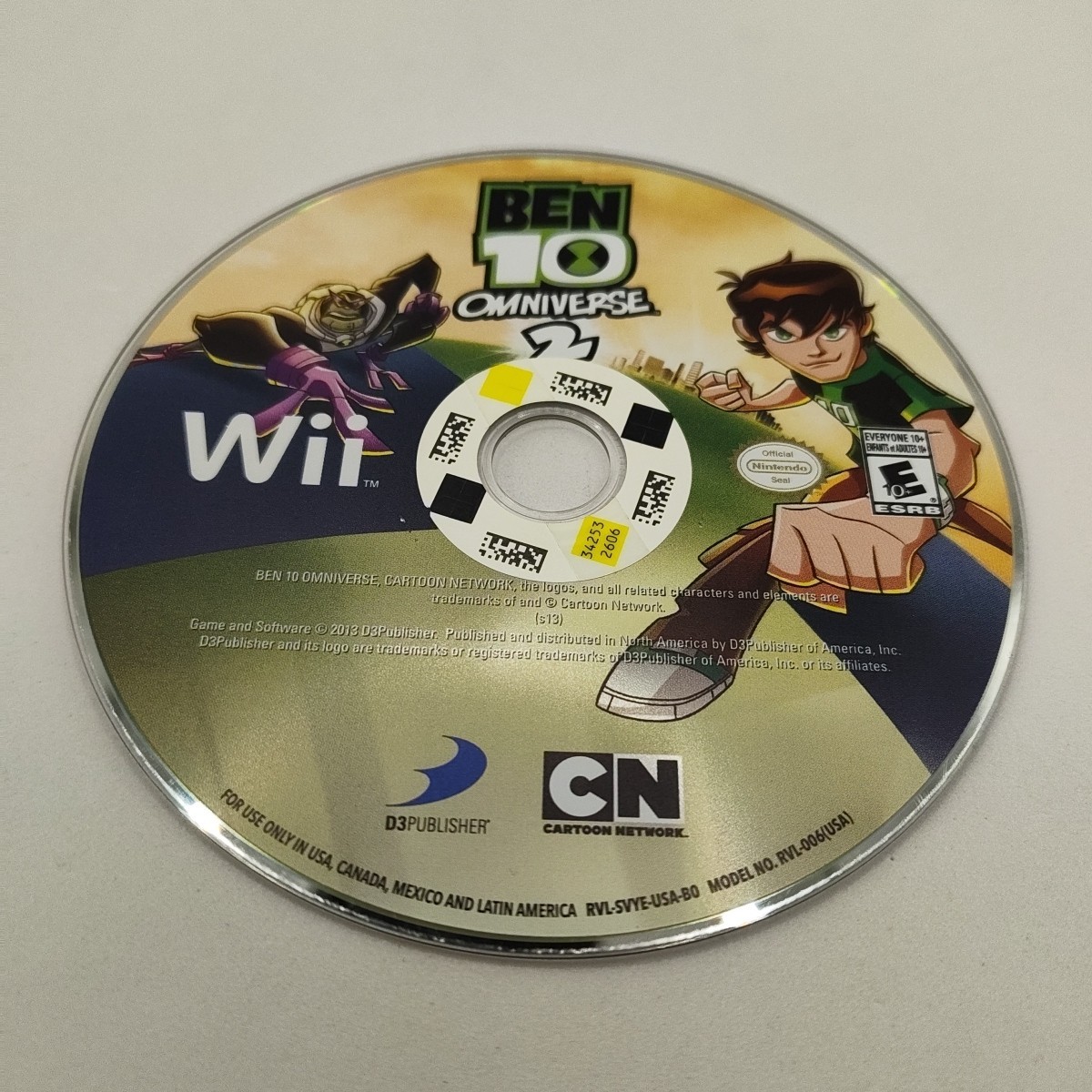 Ben 10: Omniverse 2 (Nintendo Wii, 2013) DISC ONLY Tested And Working CN Cartoon
