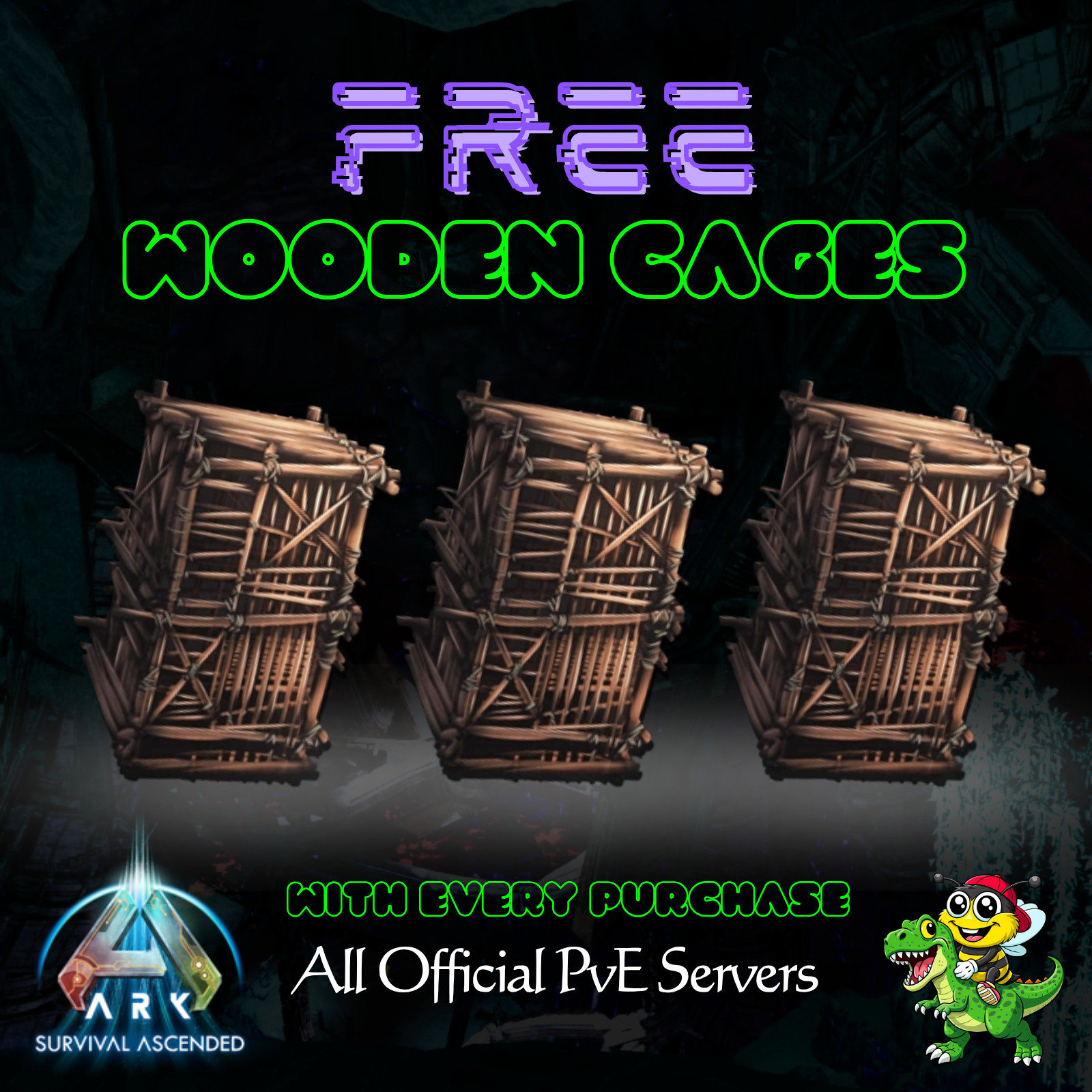 ARK-Survival-Ascended-PvE-Official-Colorful-Aberrant-Dung-Beetles-Pack-BusyBee