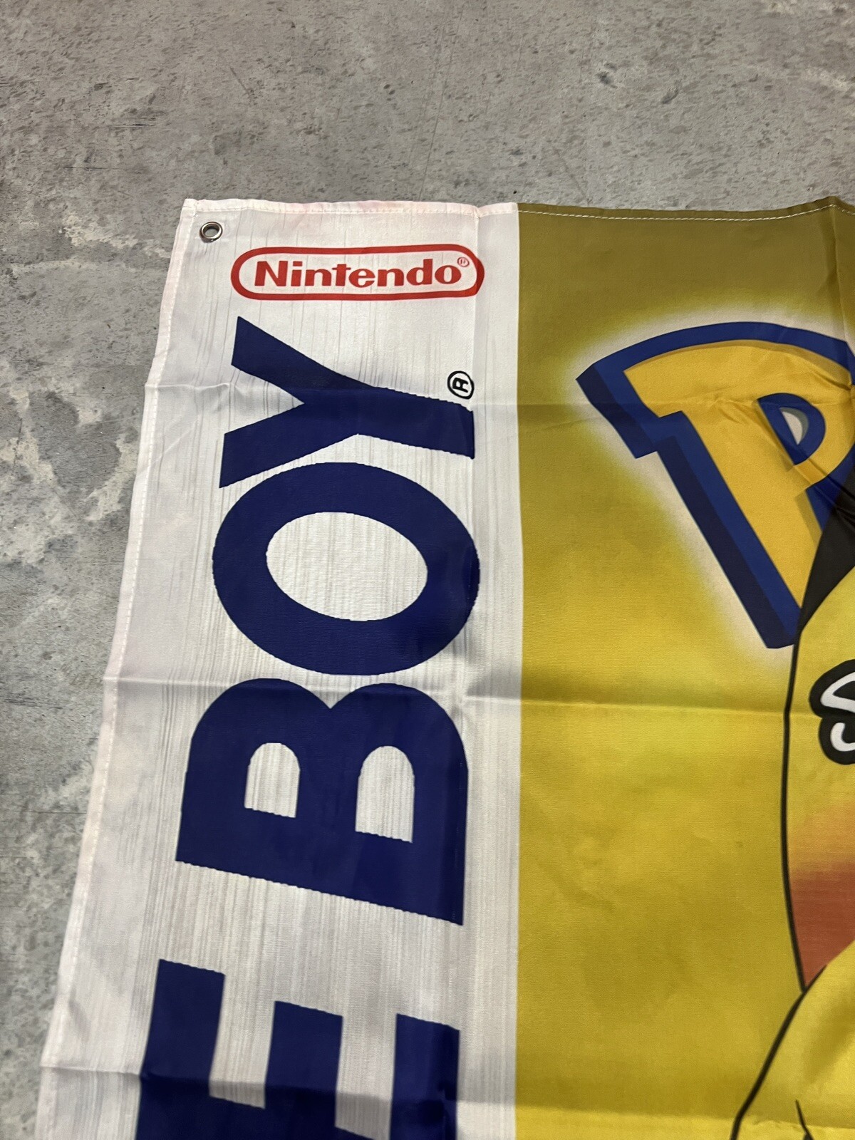 Pokemon Yellow Version Gameboy Wall Flag Banner Tapestry 3 x 3 Ft