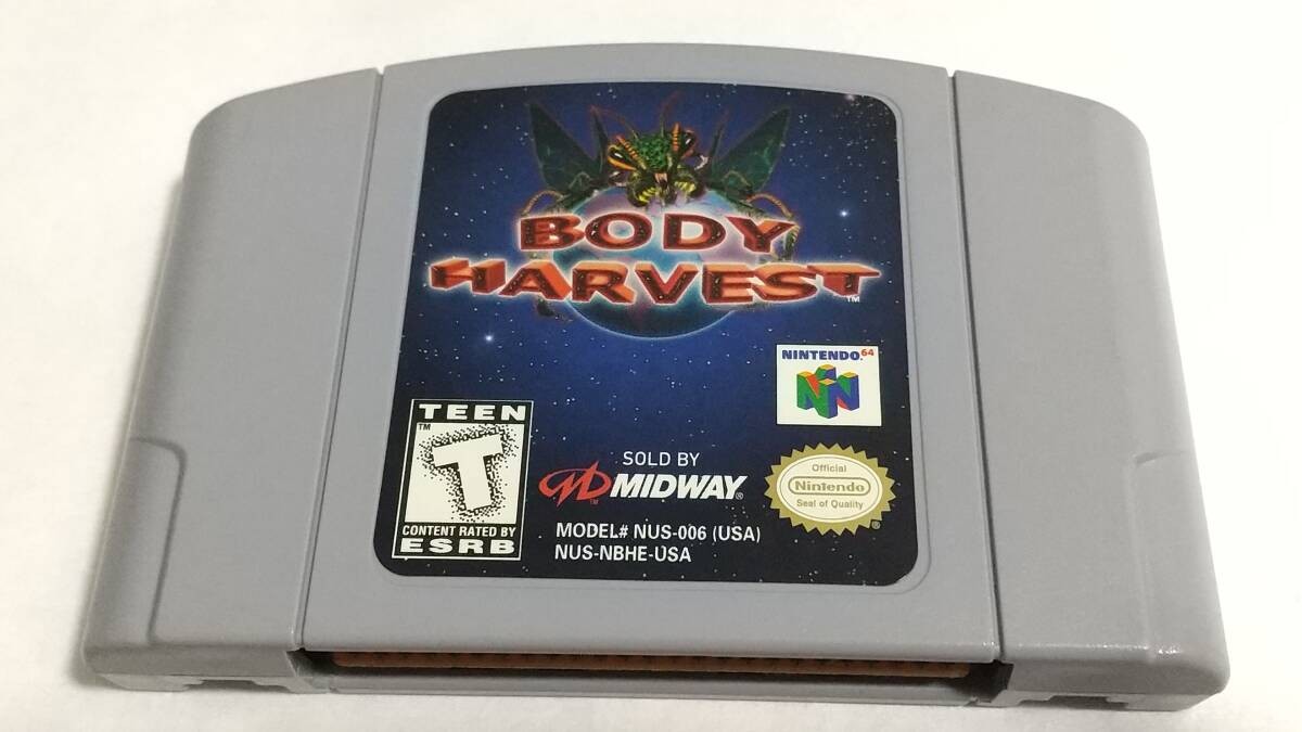 Nintendo 64 Body Harvest Castlevania Apocalypse Hybrid Heaven Game Cartridge Set