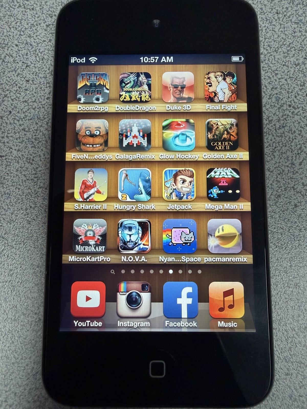 128 Games iPod touch 4th 8GB COD Voltron Contra Rare Retro IOS Nostalgic