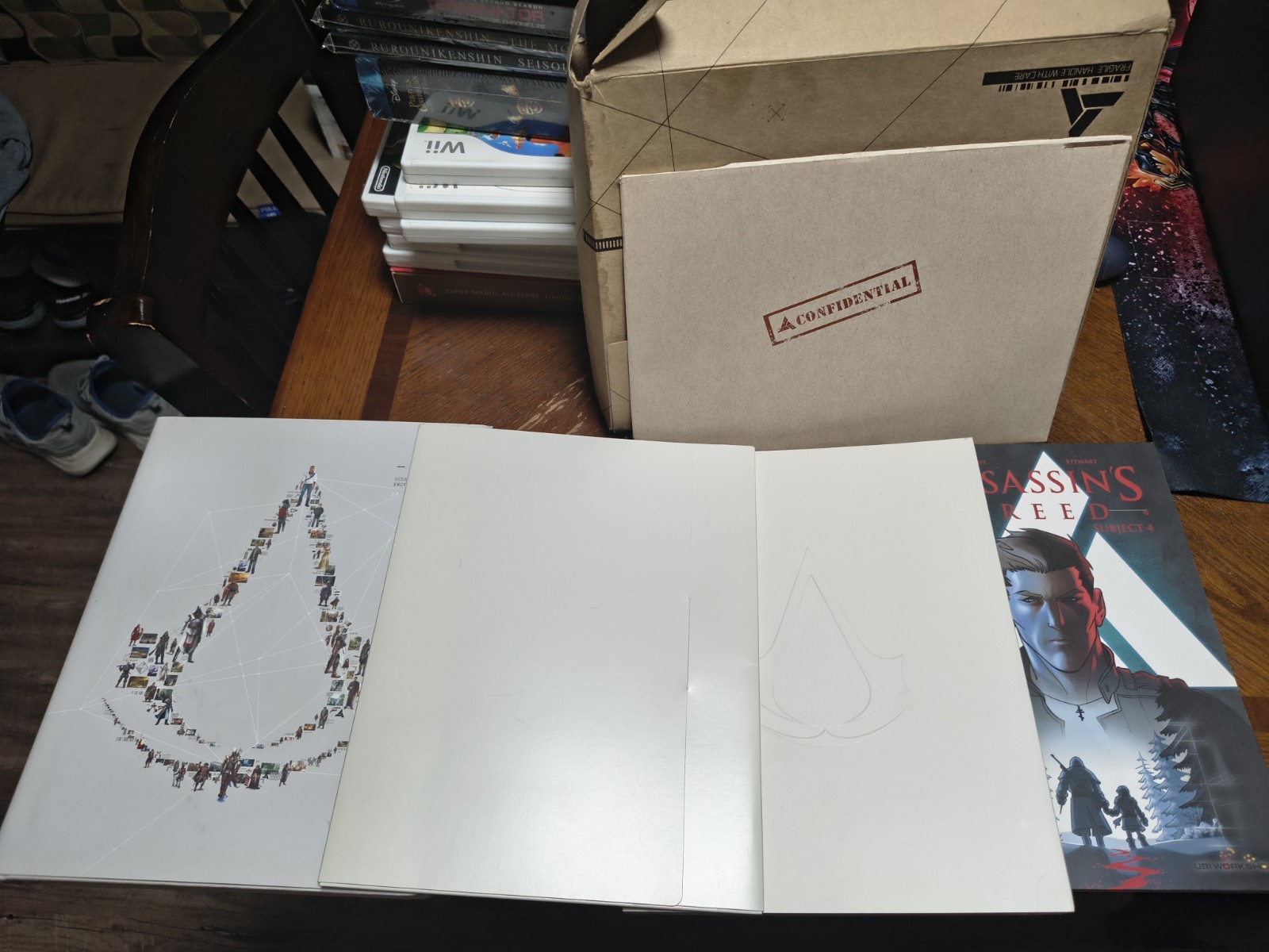 Assassin’s Creed III 3 UbiWorkshop Edition Desmond Miles File XBox 360 Game Set