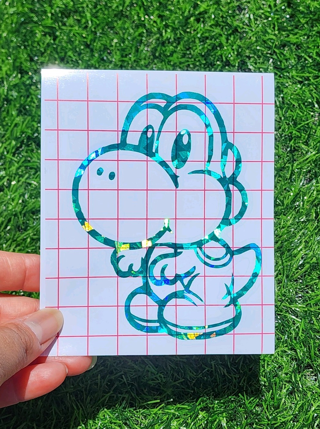 Yoshi Egg Combo Vinyl Decal Sticker, 5 inches Car/Truck Nintendo Super Mario