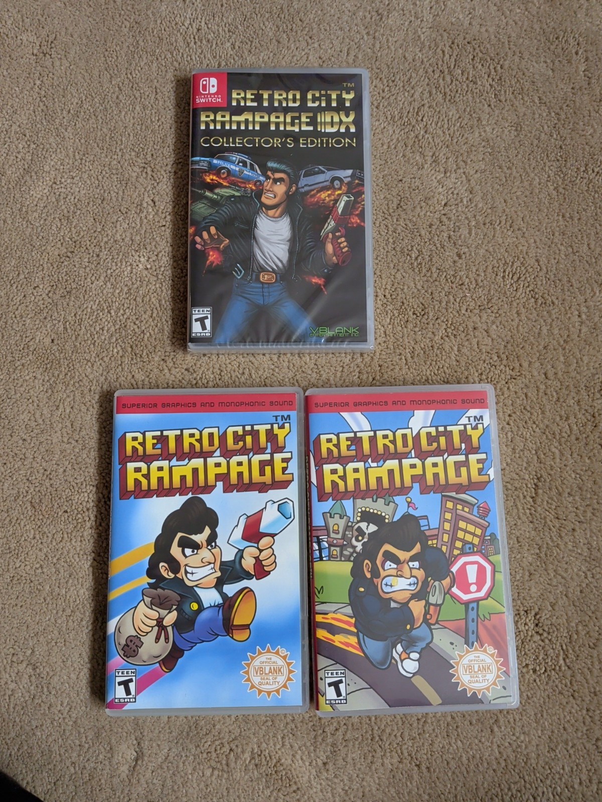 NEW! Retro City Rampage DX Collector’s Edition Nintendo Switch SEALED W/COVERS
